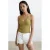 MANGO TEEN mouwloze top gehaakt groen