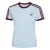 ADIDAS ORIGINALS Shirt ‘3 STRIPES SLIM’  lichtblauw / wijnrood
