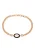 faina Armband  rose-goud / zwart / transparant
