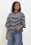 Alix the Label Top Dames Ladies Knitted Y/d Stripe T-shirt,