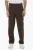 Rechte, slim fit pintuck-broek in bruin