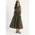 Mouwloze Scoop Neck Tanktop en Midi Rok Co-Ord Set