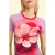 Desigual gebloemd T-shirt roze