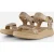 Woden Woden Lite Line Sandalen beige Textiel