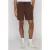 Urban Classics – Heavy Washed Korte broek – 4XL – Bruin