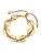 Lulu & Jane Armband  bruin / goud