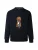 Hackett London Trui ‘Heritage Happy’  nachtblauw / karamel / groen / wit