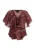 Faina Blouse Dames rode slang