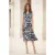 Abstracte midi-jurk met dierenprint