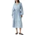 Levis Maxijurk voor dames met ronde hals en 3/4-mouwen van Jolene (Lichtblauw)