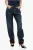 MM8 PENDLETON Hoge taille denim met wollen zoom in blauw