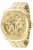 Invicta Coalition Forces 49788 Heren Horloge – Quartz Uurwerk – Roestvrij Staal met gouden Wijzerplaat – 50mm