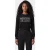 Moschino Wool Blend Pullover Rhinestone Logo Black