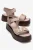 Lone Leren Platform Sandaal