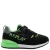 REPLAY Shoot JR suede sneakers zwart/neon groen