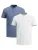 JACK & JONES Shirt ‘Paulos Mao’  blauw gemêleerd
