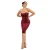 Strakke damesjurk Goddiva Bandeau Sequin & Velvet