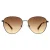 Guess GU8257 10F glanzend licht nikkelbruin zonnebril met kleurverloop