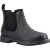 Hunter Canna Dealer Boot Leer Dames Zwarte Flat Chelsea Boots