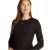 Tommy Jeans Dames/Dames Slim T-shirt met lange mouwen (Zwart)