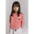 Alix Mini oversized sweater met logo – koraalrood
