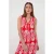Esqualo midi jurk rood