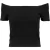 Urban Classics Dames geribd off shoulder t-shirt