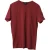 A.P.C. T-shirt met korte mouwen en ronde hals, zakje op de mouw, in rood katoen.
