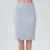 Suede rechte rok