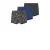 NAME IT MINI boxershort Space – set van 3 antraciet/blauw