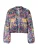 Lollys Laundry Tussenjas ‘Lama’  navy / lichtbruin / pink / wit