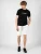 Les Hommes T-shirt Mannen zwart