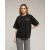 Sweatshirt met korte mouwen en de tekst ‘crazy girl’ op de voorkant en de rug.