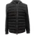 Moncler Rits-Up Gewatteerde Hoodie in Zwarte Katoen