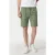 No Excess Short Chino Garment Dyed Light Weight Stretch Green