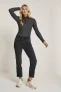 Para Mi high waist straight leg jeans zwart