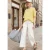 Street One Studio Dames Shirt met ronde hals en knopen in Geel