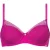 Livera Co Bra Tshirt Covering Memory Soft Lace Ultraviolet