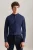 Seidensticker regular fit overhemd donkerblauw