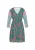 IZIA Jurk  groen / fuchsia