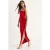 Strapless Bloemen Maxi Jurk met Strikdetail