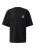 QS Shirt  zwart / offwhite