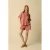Sissy-Boy regular waist gestreepte broek roze