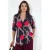 Bloemencrepe Knopenblouse