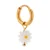 Label Kiki gold plated oorbel Daisy Hoop