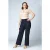 Topvintage exclusive ~ Livia pantalon in marineblauw