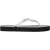 Armani Exchange Zwart-Witte Rubber Flip-Flops Sandalen