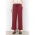 Soyaconcept modal high waist wide leg broek – donkerrood