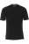 Redmond Casual T-Shirt ronde hals zwart, Effen