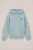 WE Fashion – Jongens hoodie met embroidery – Regular fit – IJsblauw – Katoen –